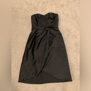 Forever Yours Womens black size 4 strapless cocktail dress